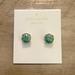 Kate Spade Jewelry | Kate Spade Green Glitter Stud Earrings | Color: Gold/Green | Size: Os