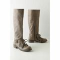 Anthropologie Shoes | Anthro Lucky Penny Dawn Tassel Oxford Boots 10.5 | Color: Gray/Tan | Size: 10.5