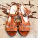 Coach Shoes | Coach Ginger Tan Platform T Studded Sandals | Color: Tan | Size: 7.5