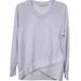 Athleta Tops | Athleta Women’s Serenity Criss Cross Pale Lavender Light Sweatshirt | Color: Purple | Size: M