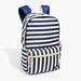 J. Crew Accessories | New J Crew Crewcuts Girls Striped School Backpack Blue White Pink | Color: Pink | Size: Osg