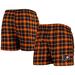 Men's Concepts Sport Black/Orange Philadelphia Flyers Ledger Flannel Boxers