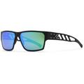 Gatorz Delta M4 Sunglasses Blackout Frame Brown Polarized w/Green Mirror Lens GZ-05-023