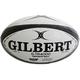 Gilbert Rugby G-TR4000 Training Rugby Ball - Pack Option - Black (Size 5, Twin Pack)