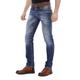 Slim-fit-Jeans CIPO & BAXX Gr. 33, Länge 34, blau Herren Jeans Slim Fit