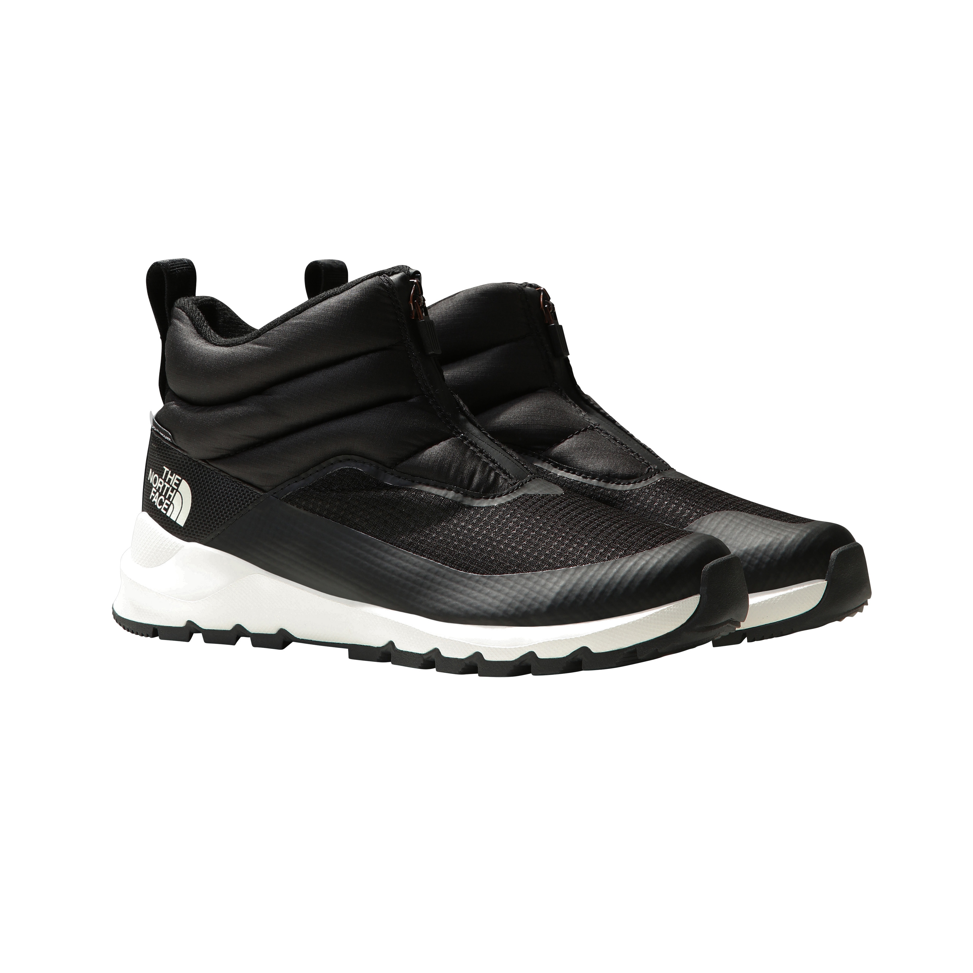 Winterstiefel THE NORTH FACE "W THERMOBALL PROGRESSIVE ZIP II WP", Damen, Gr. 37, schwarz, Synthetik, Schuhe Winterstiefel, Snowboots, Winterboots, Winterschuhe, wasserdicht