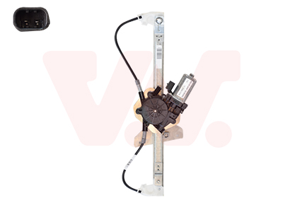 VAN WEZEL Fensterheber 5931266 hinten rechts mit Elektromotor für VOLVO 31253720 9485358 8626848 Image