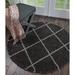 Nourison Brisbane Large Diamond Geometric Modern Shag Area Rug