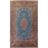 Vegetable Dye Antique Kerman Large Persian Rug Handmade Wool Carpet - 12'9" x 20'4"