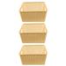 YBM Home Plastic Rattan Storage Box Basket Organizer, BA413