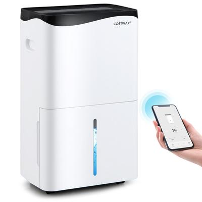 Costway 100-Pint Dehumidifier for Home & Basements w/ Smart App& Alexa - See Details