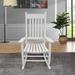 Wooden Porch Rocker Chair White