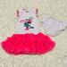 Disney Dresses | Minnie Mouse Tutu Dress 18-24 Months | Color: Pink/White | Size: 18-24 Months