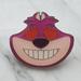 Disney Jewelry | Cheshire Cat From Alice In Wonderland Heart Eyes Emoji Disney Pin | Color: Pink/White | Size: Os