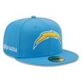 Men's New Era x Alpha Industries Powder Blue Los Angeles Chargers 59FIFTY Fitted Hat