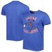 Men's Homage Royal Texas Rangers Grateful Dead Tri-Blend T-Shirt