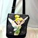 Disney Bags | Disney Store Tinkerbell Black Shoulder Bag Messenger Crossbody Designer Tote | Color: Black/Green | Size: Os