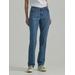 Plus Size Women's Relaxed Fit Straight Leg Jean by Lee in Meridian (Size 30 T)