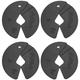 Micro Gainz NEW 1.25LB Dumbbell Fractional Weight Plates 2 or 4 Piece- Designed for Dumbbell Training and Micro Loading, Made in USA (4 Piece)