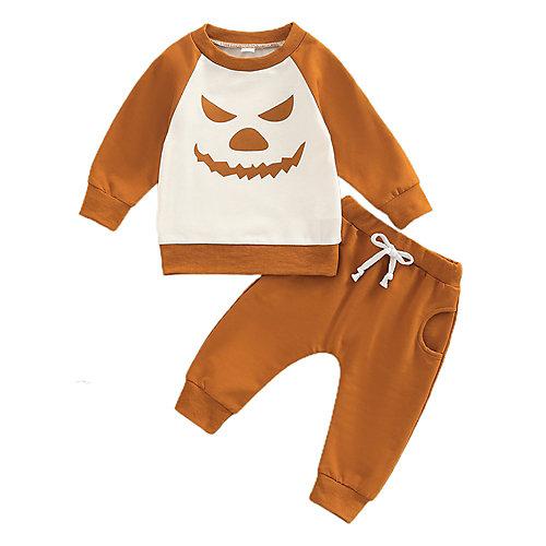 Kostüme Halloween Kürbis Kinderkostüme Kinder braun Baby