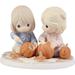 Precious Moments ILl Always Carve out Time for You Bisque Porcelain Figurine Porcelain | 4.33 H x 4.61 W x 5.87 D in | Wayfair 221021