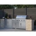 NewAge Products Outdoor Kitchen Performance 36 in. Grill in Stainless Steel in White | 23 H x 36 W x 24 D in | Wayfair 66981