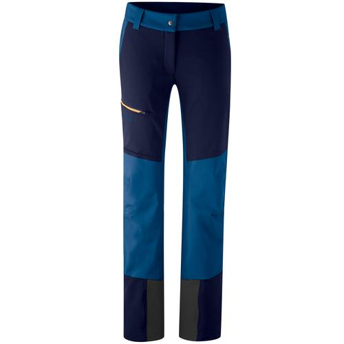 „Funktionshose MAIER SPORTS „“Ofot Hyb W““ Gr. 42, Normalgrößen, blau (nachtblau) Damen Hosen Funktionshosen funktionale und atmungsaktive Hybrid-Hose für“