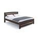 Loon Peak® Cleante Eco Natural Wood Platform Bed - Chemical Free - Natural Hand Rubbed Oil Finish Wood in Black | 32 H x 56 W x 76 D in | Wayfair
