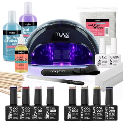 Mylee Komplettes Full Works Gel-Nagellack Set mit Herbst/Winter Farben Image
