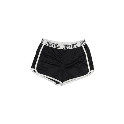 Justice Active Athletic Shorts: Black Print Sporting & Activewear - Size 12