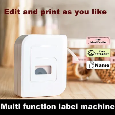 Imprimante d'étiquettes Bluetooth Portable Mini Machine à étiquettes avec bande adhésive pour le