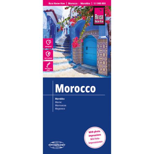 Reise Know-How Landkarte Marokko (1:1.000.000). Morocco, Karte (im Sinne von Landkarte)