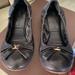 Louis Vuitton Shoes | Authentic Louis Vuitton Elba Ballerina Flats, Black Size 34.5, Preowned. | Color: Black | Size: 34.5