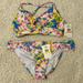 Jessica Simpson Swim | Jessica Simpson Bikini Top And Bottom - New! | Color: Pink/Yellow | Size: Small Bikini Top And Medium Bikini Bottom