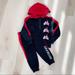 Nike Matching Sets | Nike Air Jordan Black Red Boys Toddler Track Suit Hoodie & Joggers Size 2t | Color: Black/Red | Size: 2tb