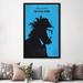 East Urban Home 'I'm Still Here Minimal Movie Poster' Vintage Advertisement on Wrapped Canvas in Black/Blue/Green | 60" H x 40" W x 1.5" D | Wayfair