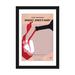 East Urban Home 'Bridget Jones's Diary Minimal Movie Poster' Vintage Advertisement on Wrapped Canvas Paper/Metal in Black/Brown/Orange | Wayfair
