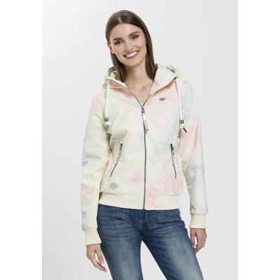Funktionsjacke RAGWEAR "NUGGIE OMBRE O", Damen, Gr. S (36), bunt (8009 multi combo nuggie ombre o), Web, Obermaterial: 100% Polyester. Futter: 100% Polyester, Batikmuster, mehrfarbig, kontrastfarbene Details, casual, figurbetont taillenlang, Langarm... Image