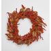 The Holiday Aisle® 20" Berries & Leaves Wreath in Orange/Red | 20 H x 20 W x 4 D in | Wayfair FD85B6F84CEC4AE8A76266691ED187B6