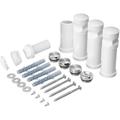 Meykoers - Support de montage pour radiateur sèche-serviettes, Blanc abs support kit, pour distance