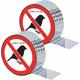Fortuneville - Ruban anti-oiseaux, 2 pièces de ruban répulsif pour oiseaux, ruban réfléchissant