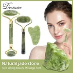 2 pièces/kit Gua Sha masseur pour soins du visage rouleaux de jade beauté santé soins de la peau