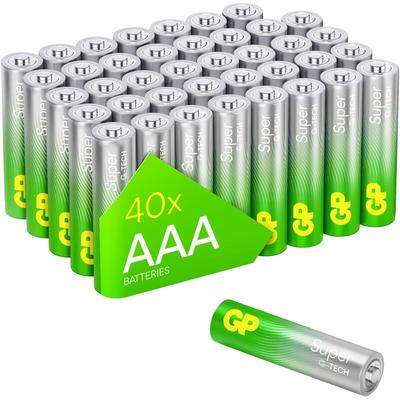 Gp Batteries - Super Micro (AAA)-Batterie Alkali-Mangan 1.5 v 40 St.