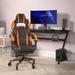 Office Gaming Chair with Skater Wheels & Reclining Arms