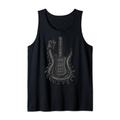 Unique Dragon Gitarrenhemd für Herren – Rock N Roll Band Musics Tank Top