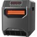 LifeSmart 6-Element Infrared Space Heater w/ Remote & Timer in Black | 14.27 H x 13.45 W x 11.31 D in | Wayfair HT1269UV