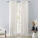 Ricardo Trading Polyester Room Darkening Curtain Polyester in White | 63 H x 25 W in | Wayfair 04706-80-163-01