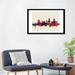 East Urban Home Skyline Series: Boston, Massachusetts, USA II on Beige Painting Print on Wrapped Canvas Metal | 24 H x 32 W in | Wayfair