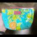 Lilly Pulitzer Bags | Lilly Pulitzer For Este Lauder Patent Makeup Bag | Color: Blue/Yellow | Size: Os