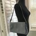 Coach Bags | Coach Mercer Grey Foldover Flap Shoulder Bag Purse Vintage '90s 7413 Gray | Color: Black/Gray | Size: Os